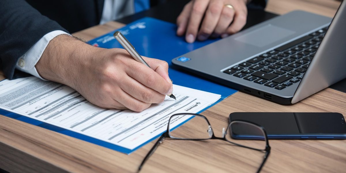 Professionals meticulously reviewing legal documents for commercial real estate due diligence.